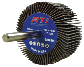 SS Flap Wheel -ATI-OSA  Approved - 80 Grit - 60x30x6mm