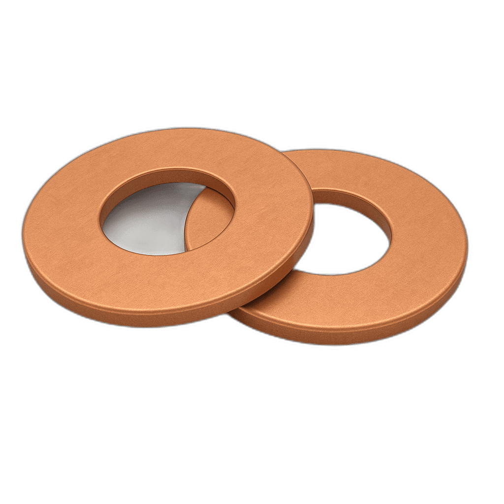 Copper Flat Washer - M8