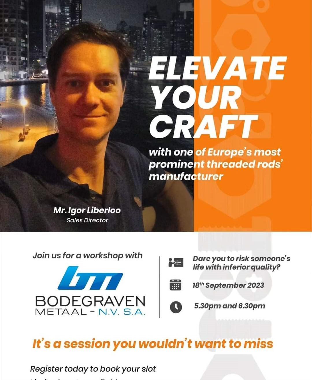 Elevate your craft – A workshop by Igor Liberloo